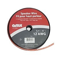Câble pour haut-parleur 12 AWG (30' / 9m)